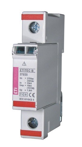 Ограничитель перенапряжения ETITEC B 275/15 (1+0) 2p, RC