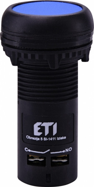 Кнопка утопленная (с контактами NO+NC) ECF-11-B