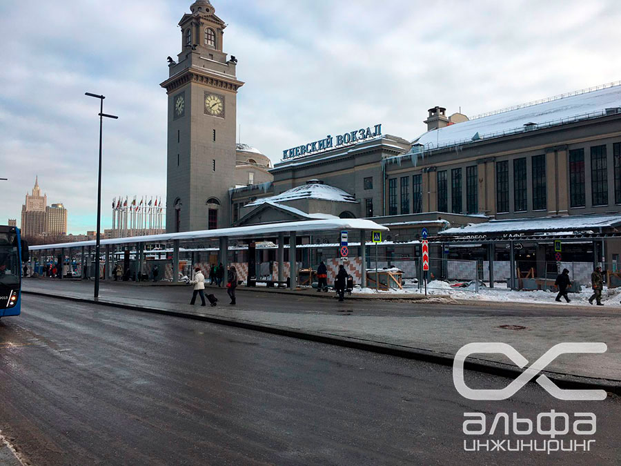 Обогрев водосточной системы кровли навесов саморегулирующимся кабелем (Проект "Сухие ноги")
