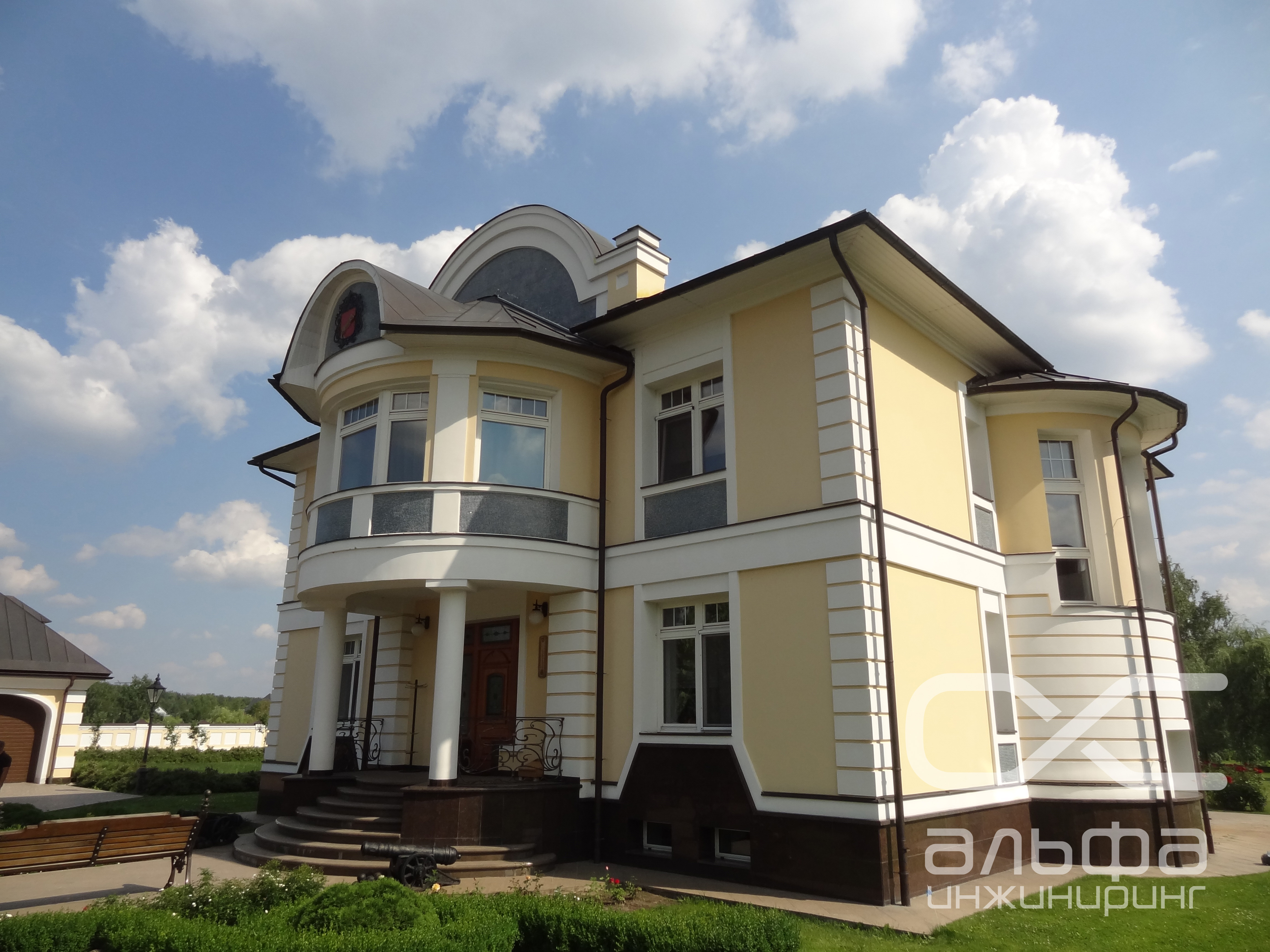 Обогрев кровли саморегулирующимся кабелем (частный дом и гараж)
