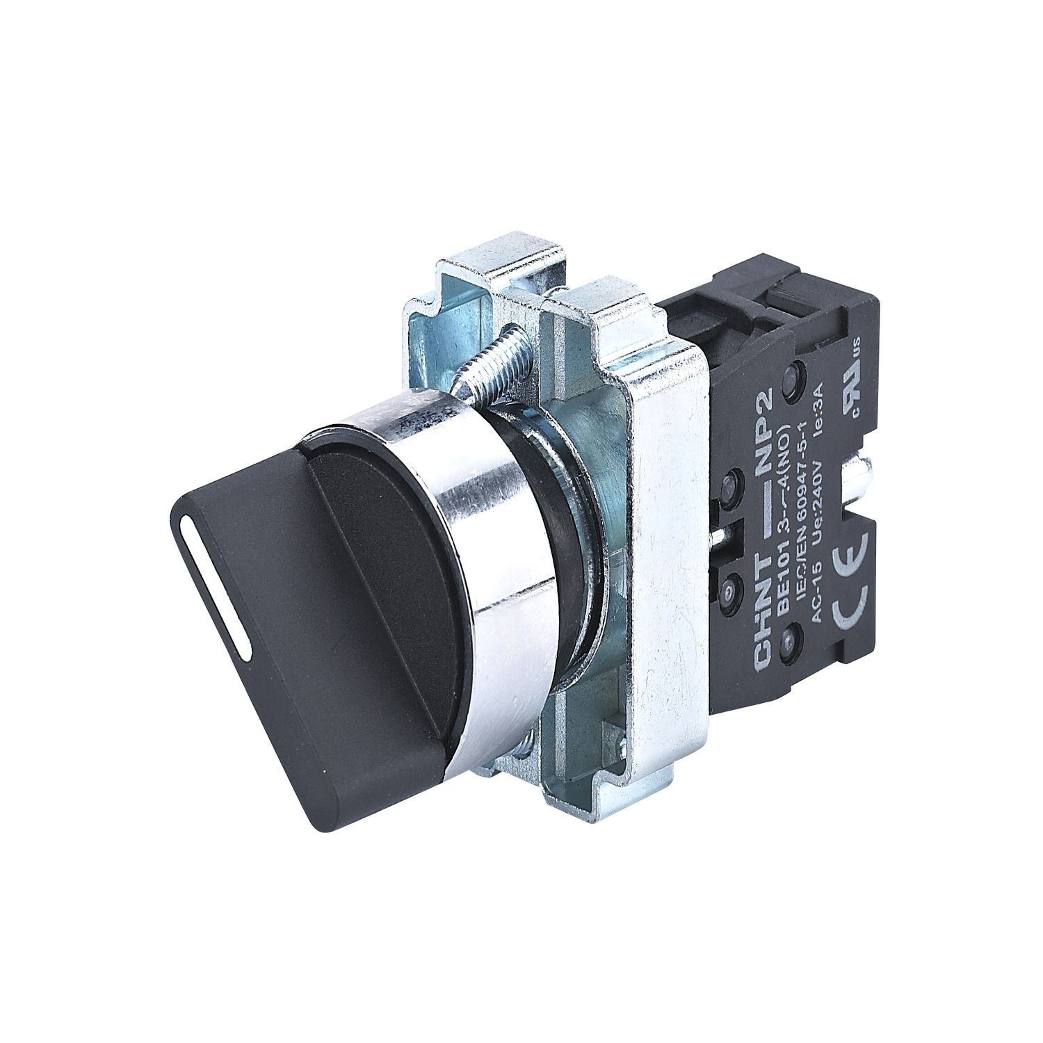 Переключатель NP2-BD31, 3 положения фиксацией, 1НО, IP40 (R)