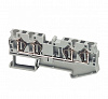 Клеммник пружинный проходной Schneider Electric Linergy TR 4 мм², синий, NSYTRR44BL