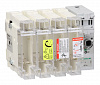 Рубильник с предохранителем Schneider Electric TeSys GS 63А 4P, 00C, GS2G4