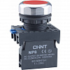 Кнопка управления NP8-11BND/4 с подсветкой, красная, 1НО+1НЗ, АС110В-230В(LED) IP65 (R)