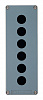 Корпус кнопочного поста Schneider Electric Harmony, 6 отверстий, XAPM4506H29
