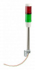 Сигнальная колонна Schneider Electric Harmony XVM, 45 мм, Зеленый, XVMB1RGS