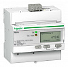 Счетчик электроэнергии однотарифный Schneider Electric Acti9 трехфазный 63(63)А, ЖКИ, кл.т. 1, A9MEM3150R