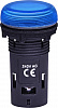 Лампа сигнал. LED матовая ECLI-240A-B 240V AC (синяя)