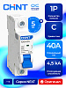 Авт. выкл. NXB-63S 1P 40А 4,5кА х-ка C (R)
