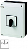 Кулачковый переключатель в корпусе 4p, Ie = 80A, Поз. 2-0-1, 45 ° 88x88mm T5-4-88/I5