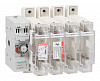 Рубильник с предохранителем Schneider Electric TeSys GS 63А 4P, 00C, GS2GG4